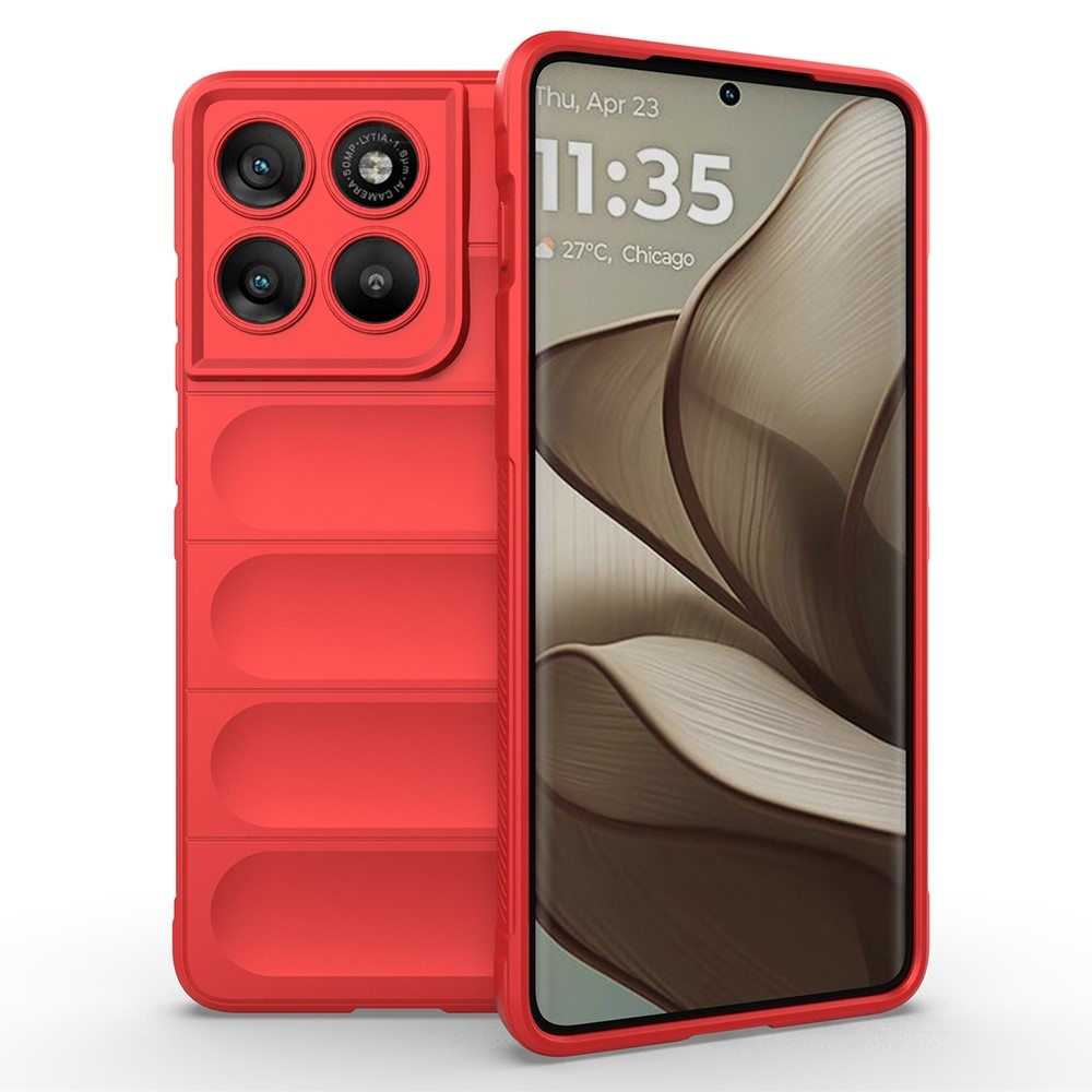 Rugg odolný gelový obal na Motorola Edge 70 5G - červený