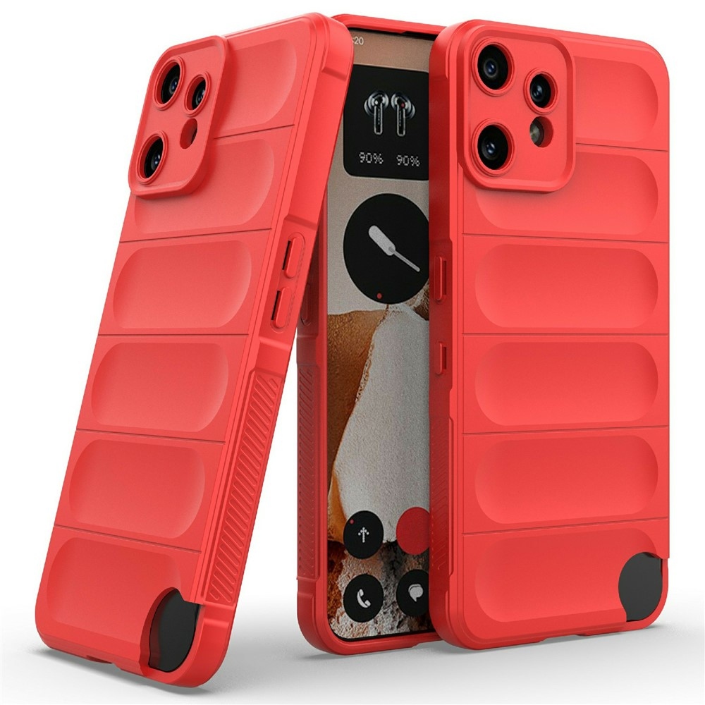 Rugg odolný gelový obal na Nothing CMF Phone 2 Pro - červený