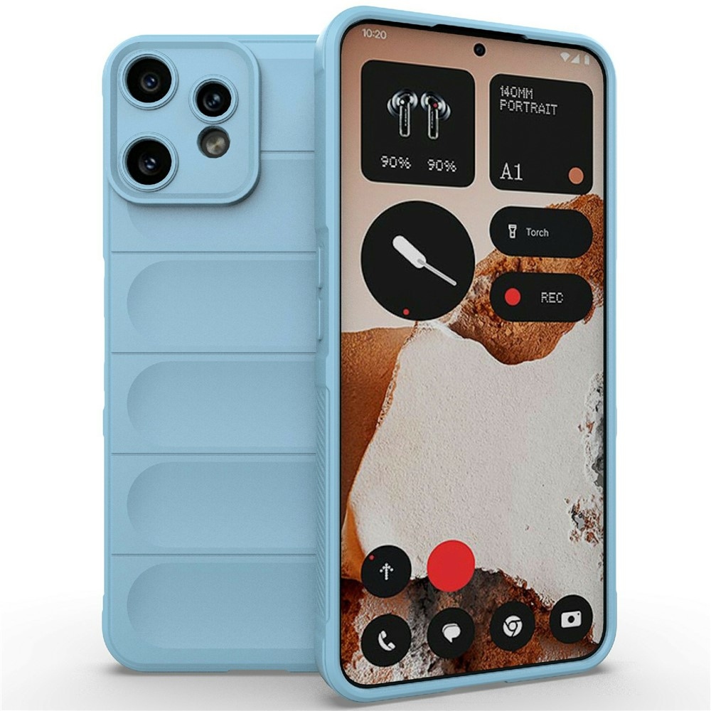 Rugg odolný gelový obal na Nothing CMF Phone 2 Pro - světlemodrý
