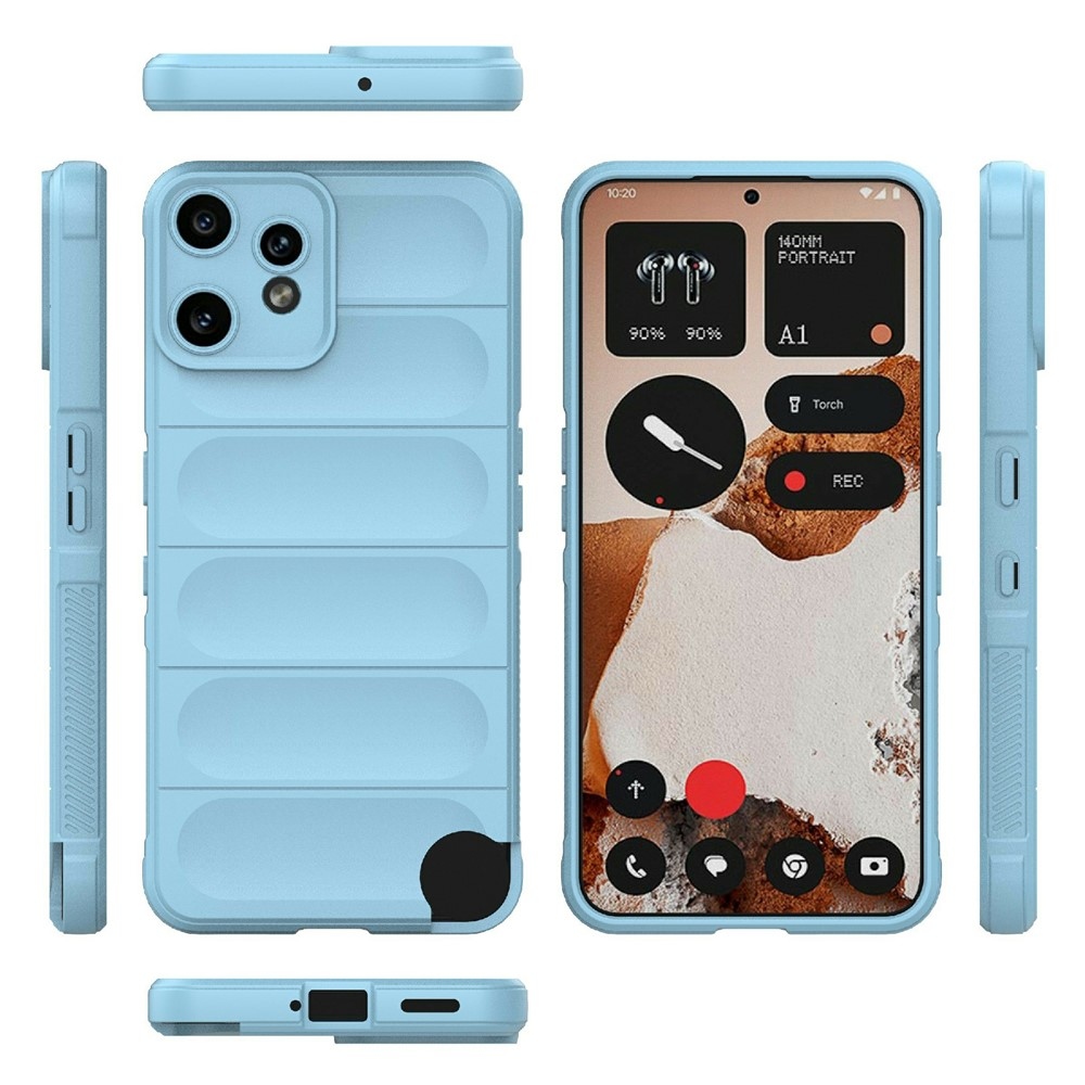 Rugg odolný gelový obal na Nothing CMF Phone 2 Pro - světlemodrý