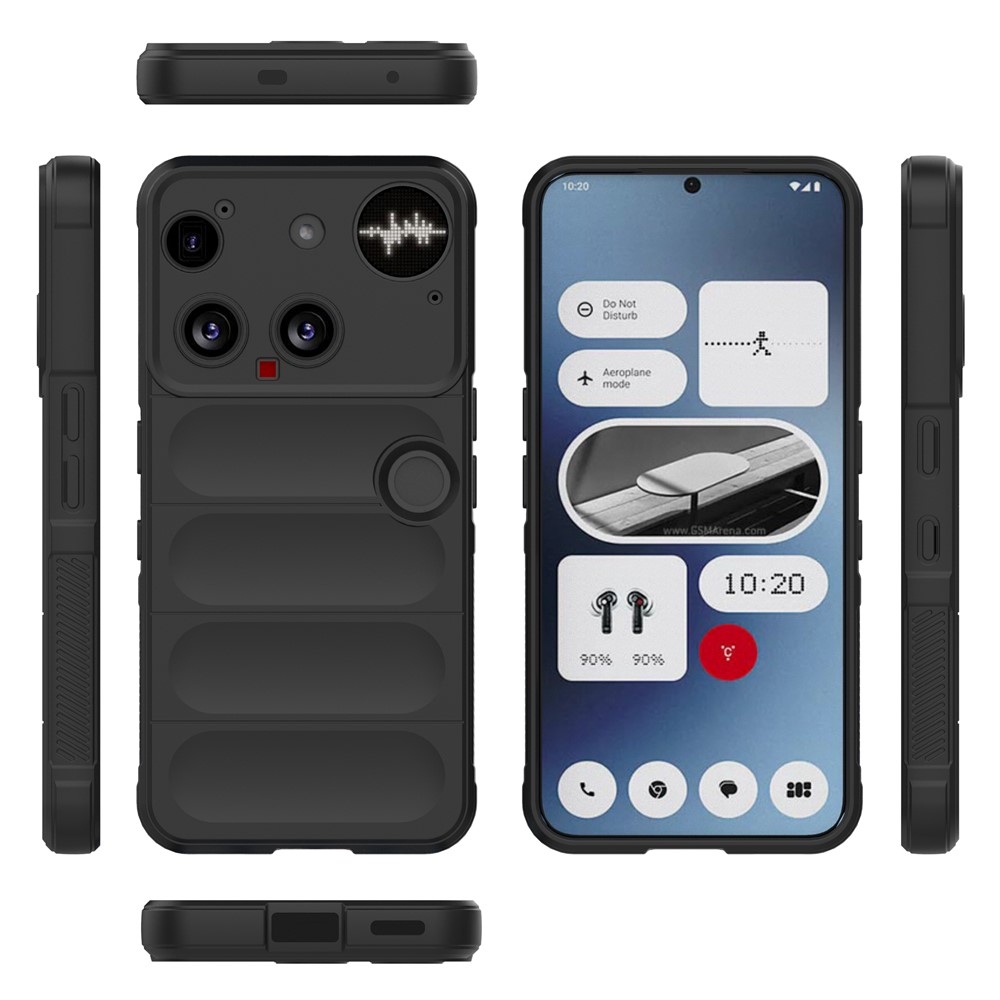 Rugg odolný gelový obal na Nothing Phone (3) 5G - černý