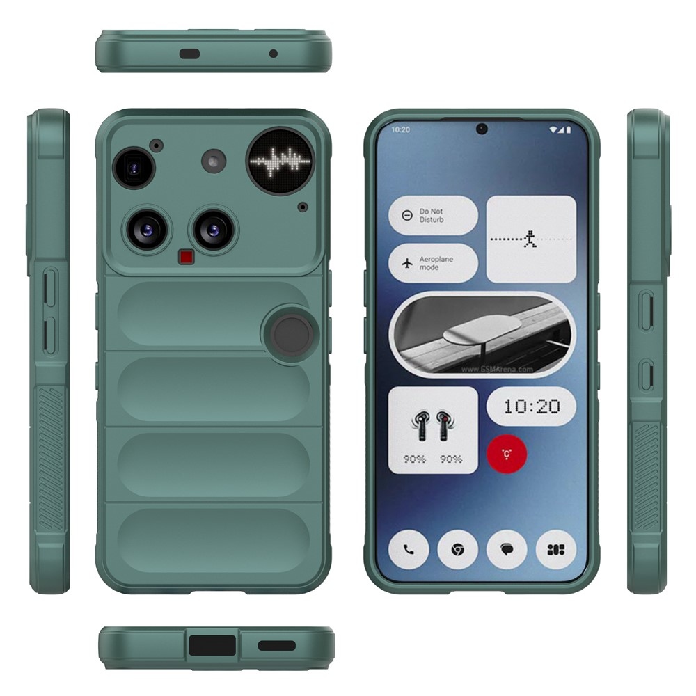 Rugg odolný gelový obal na Nothing Phone (3) 5G - zelený