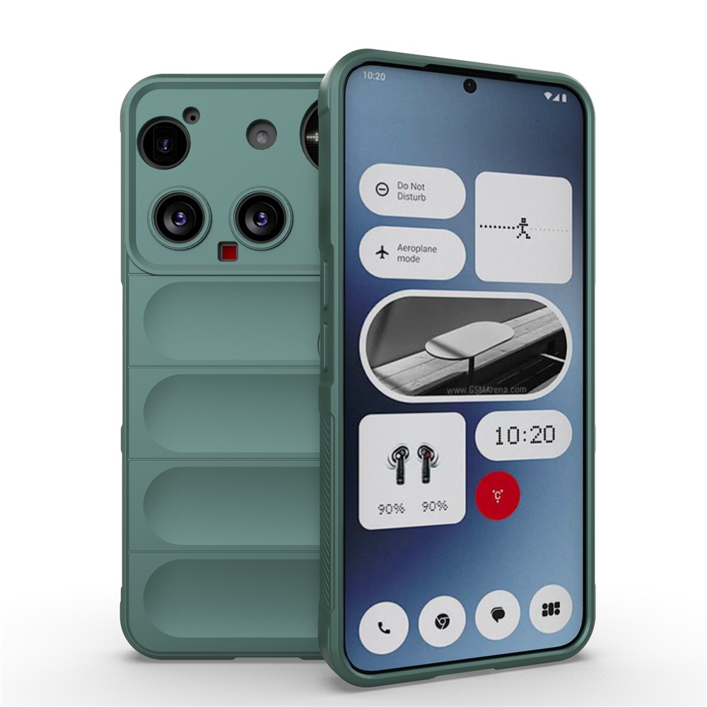 Rugg odolný gelový obal na Nothing Phone (3) 5G - zelený