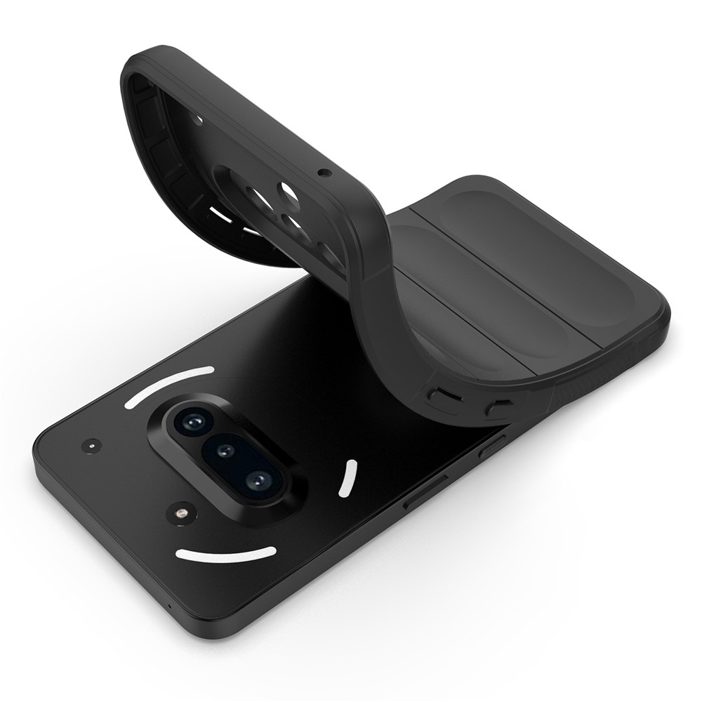 Rugg odolný gelový obal na Nothing Phone (3a) - černý