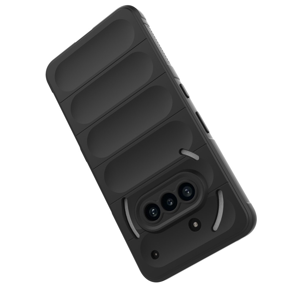 Rugg odolný gelový obal na Nothing Phone (3a) - černý