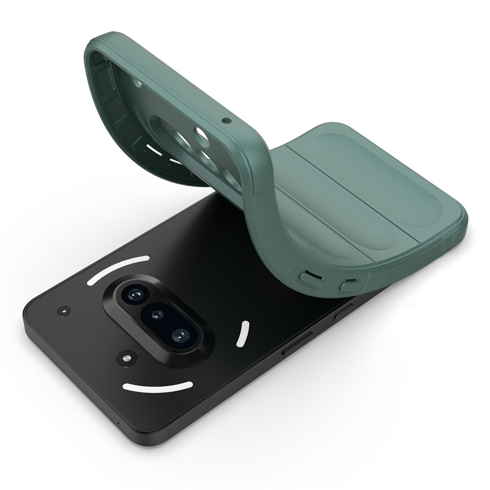 Rugg odolný gelový obal na Nothing Phone (3a) - zelený