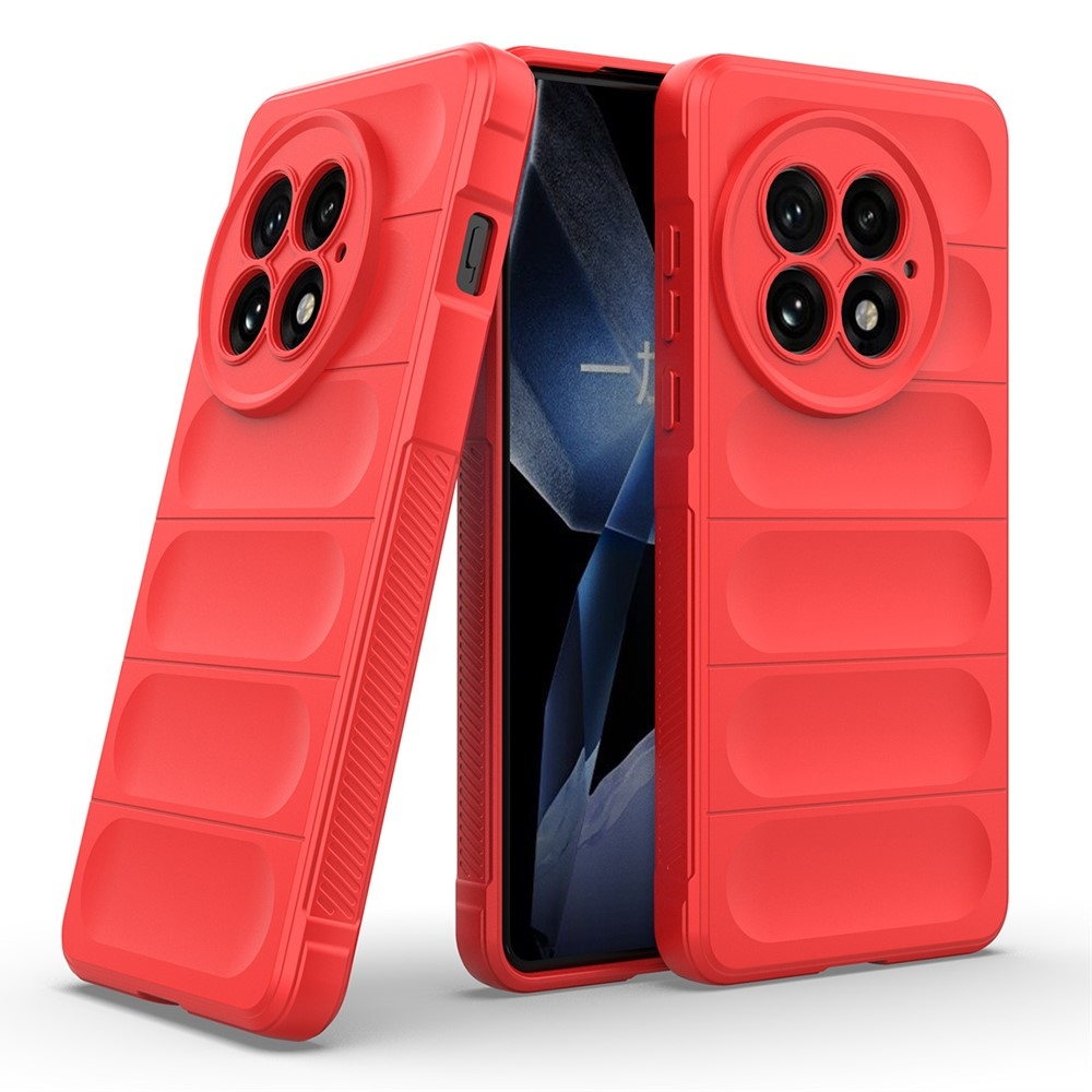 Rugg odolný gelový obal na OnePlus 13 - červený