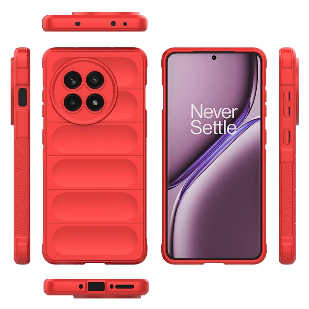Rugg odolný gelový obal na OnePlus 13R 5G - červený