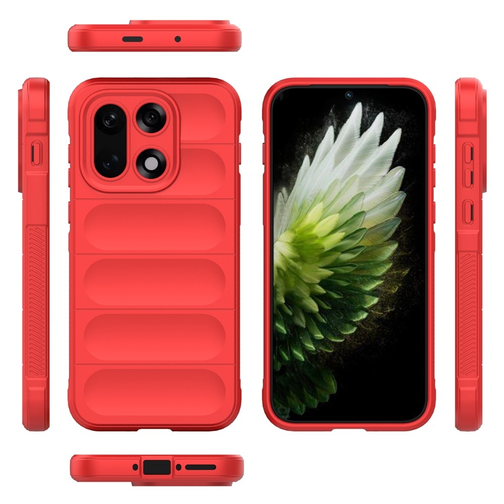 Rugg odolný gelový obal na OnePlus 15 5G - červený