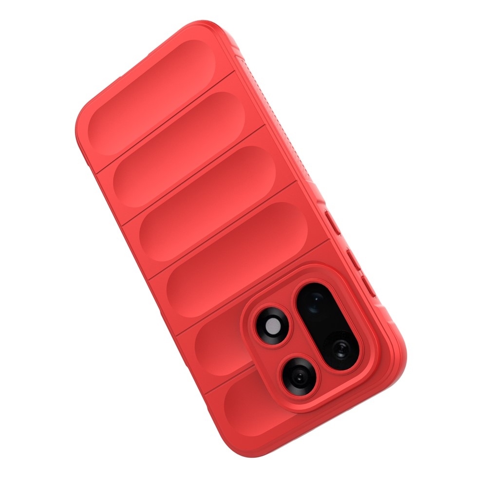 Rugg odolný gelový obal na OnePlus 15 5G - červený