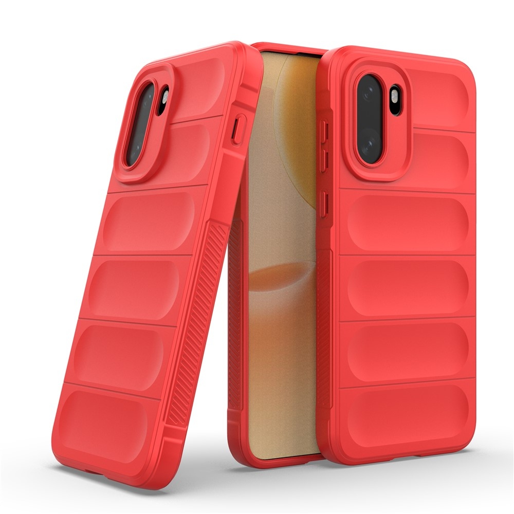 Rugg odolný gelový obal na OnePlus 15R 5G - červený