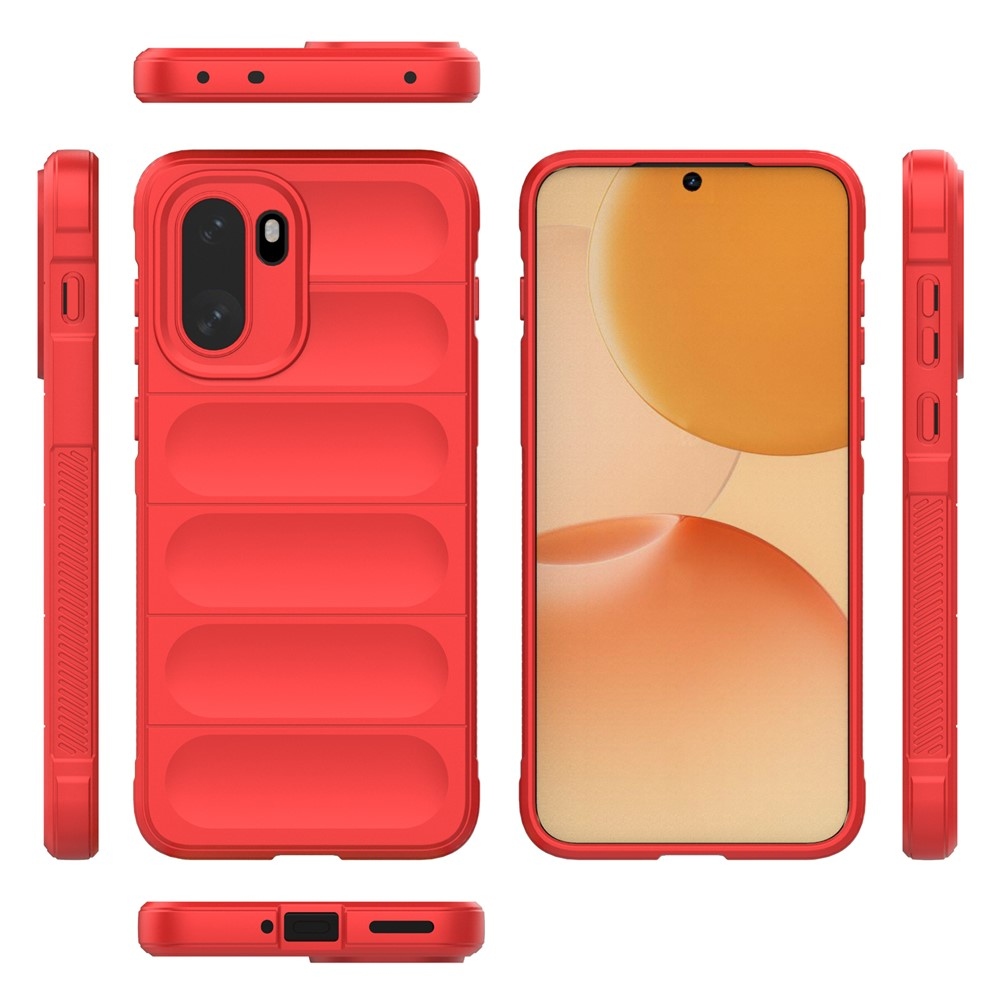 Rugg odolný gelový obal na OnePlus 15R 5G - červený