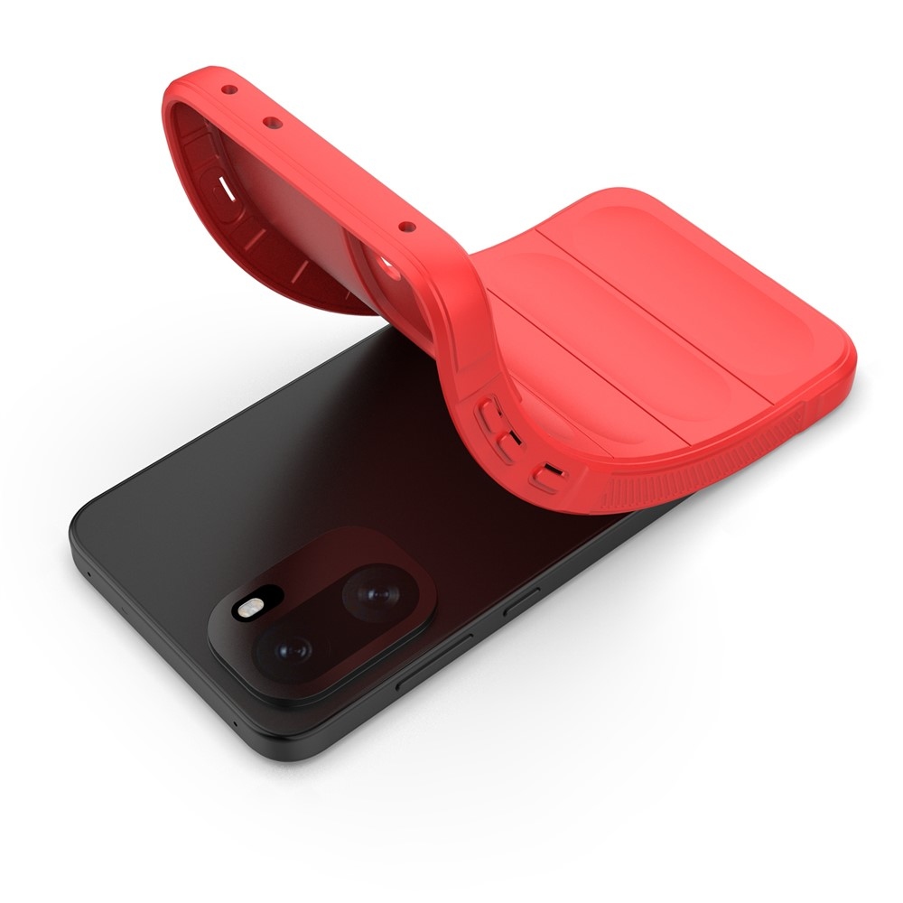 Rugg odolný gelový obal na OnePlus 15R 5G - červený