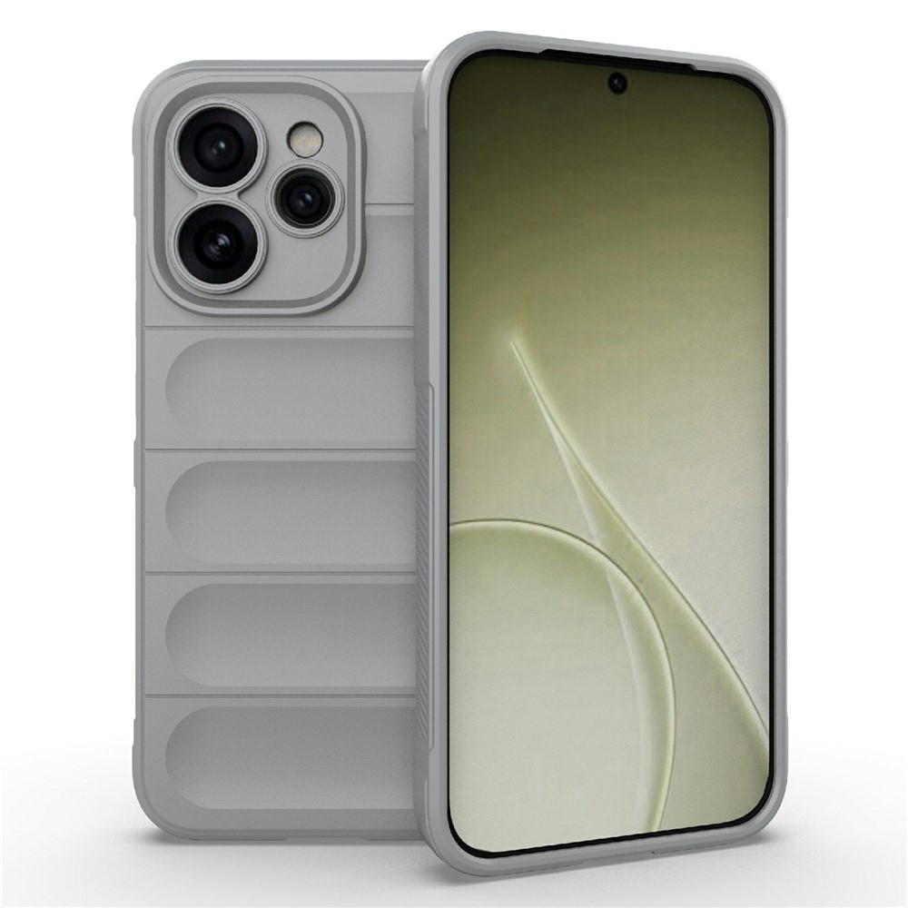 Rugg odolný gelový obal na Oppo Reno 15 Pro 5G - světlešedé