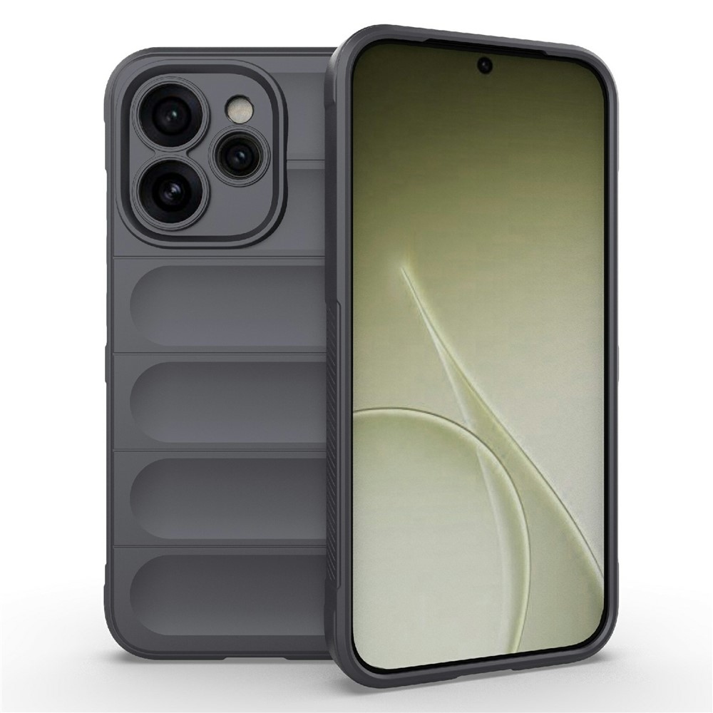 Rugg odolný gelový obal na Oppo Reno 15 Pro 5G - tmavěšedé