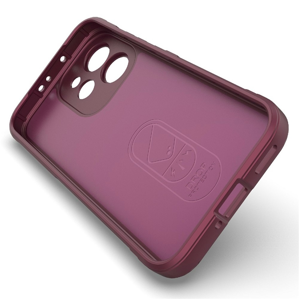 Rugg odolný gelový obal na Oppo Reno 15 Pro 5G - vínový