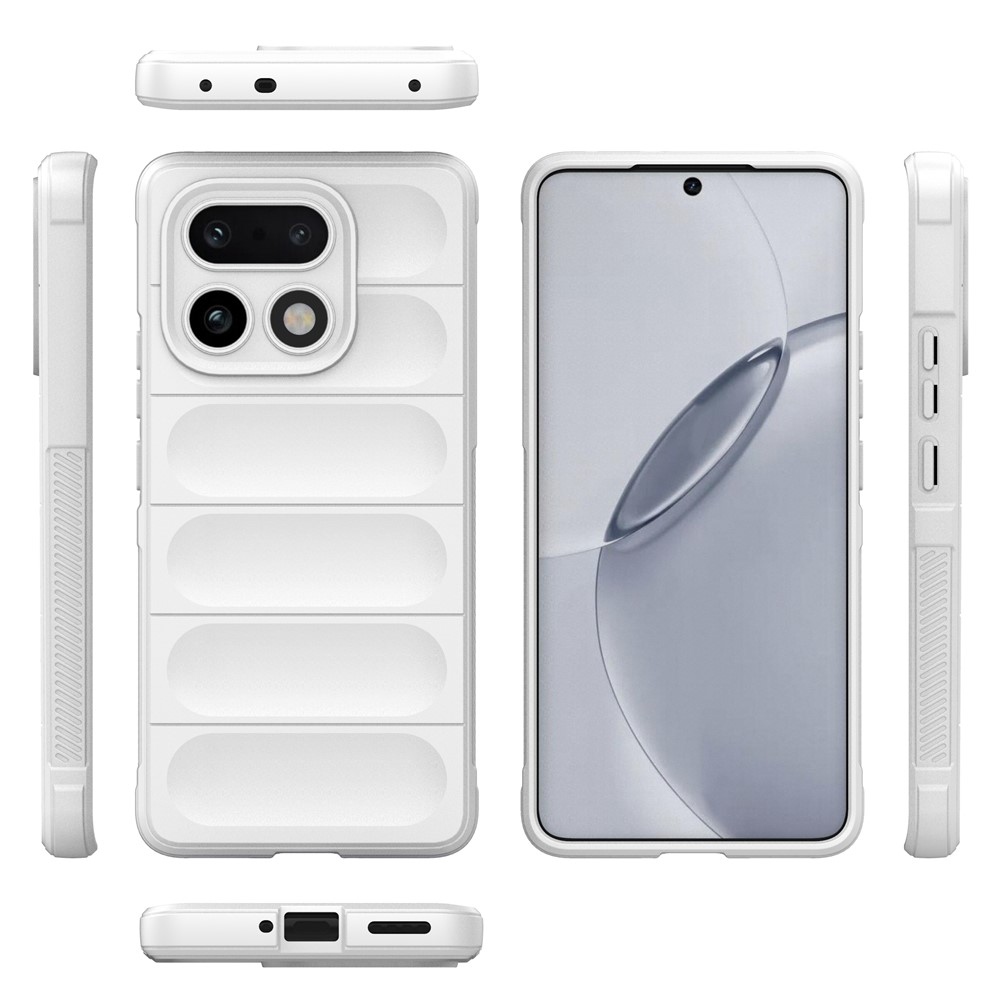 Rugg odolný gelový obal na Realme 16 Pro+ 5G - bílý