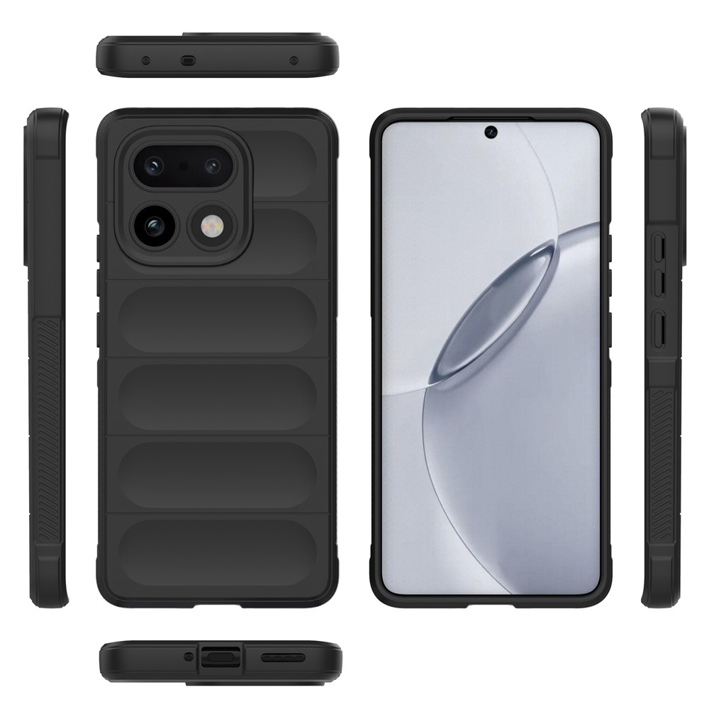 Rugg odolný gelový obal na Realme 16 Pro+ 5G - černý