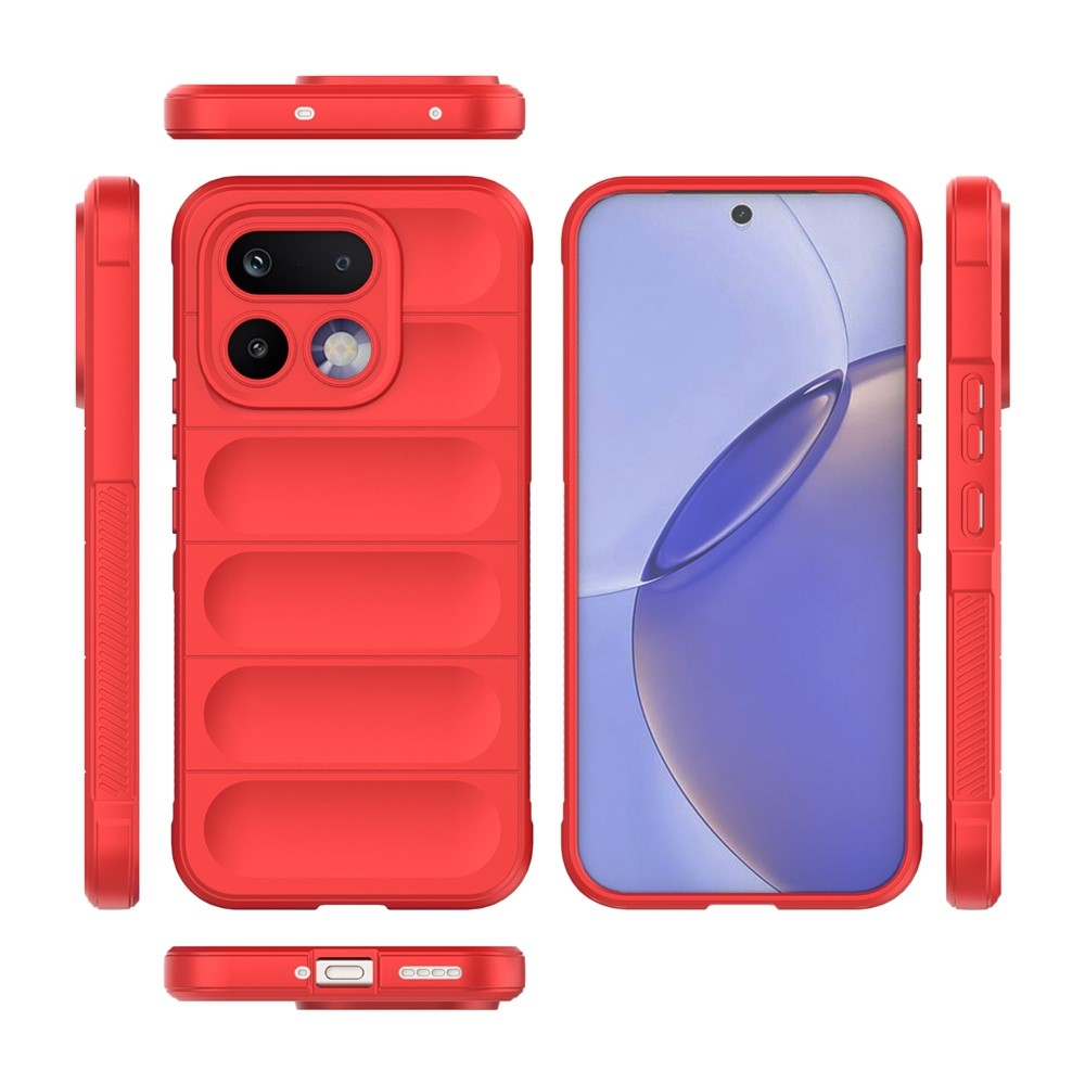 Rugg odolný gelový obal na Realme 16 Pro 5G - červený