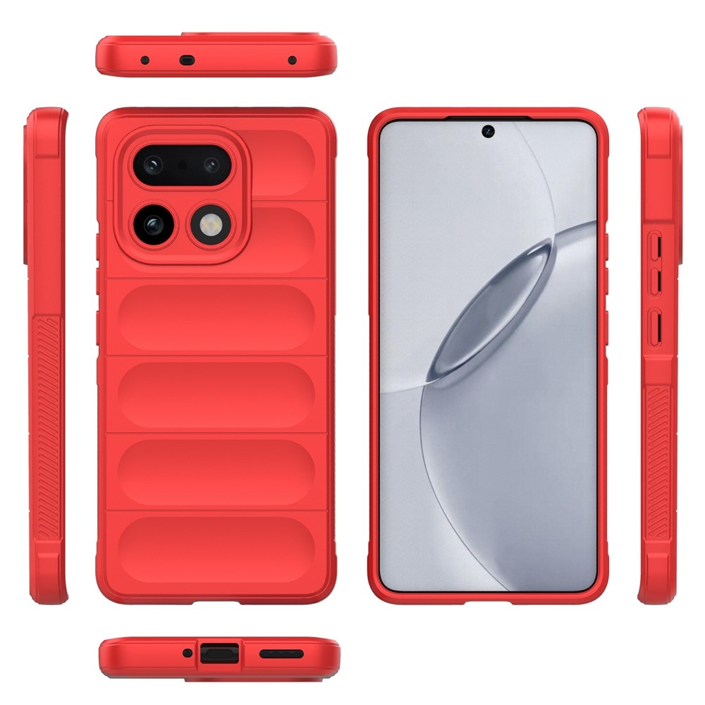 Rugg odolný gelový obal na Realme 16 Pro+ 5G - červený