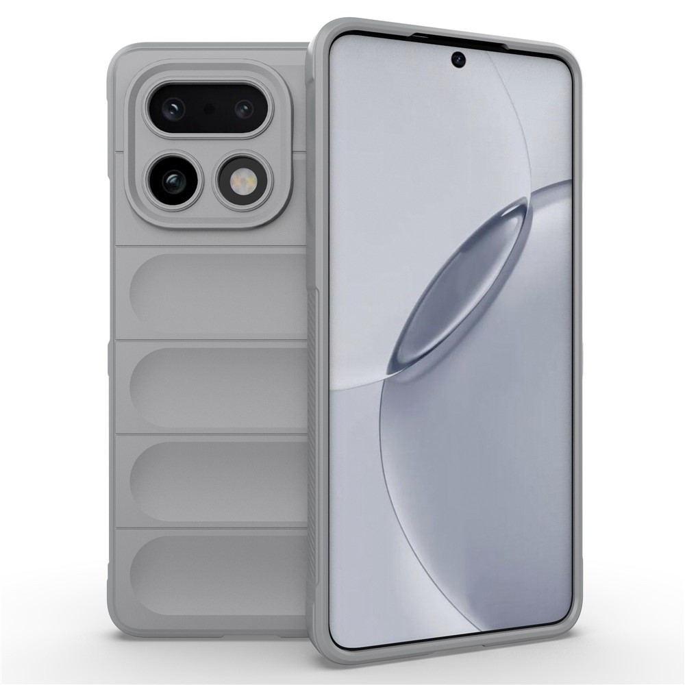 Rugg odolný gelový obal na Realme 16 Pro+ 5G - světlešedý