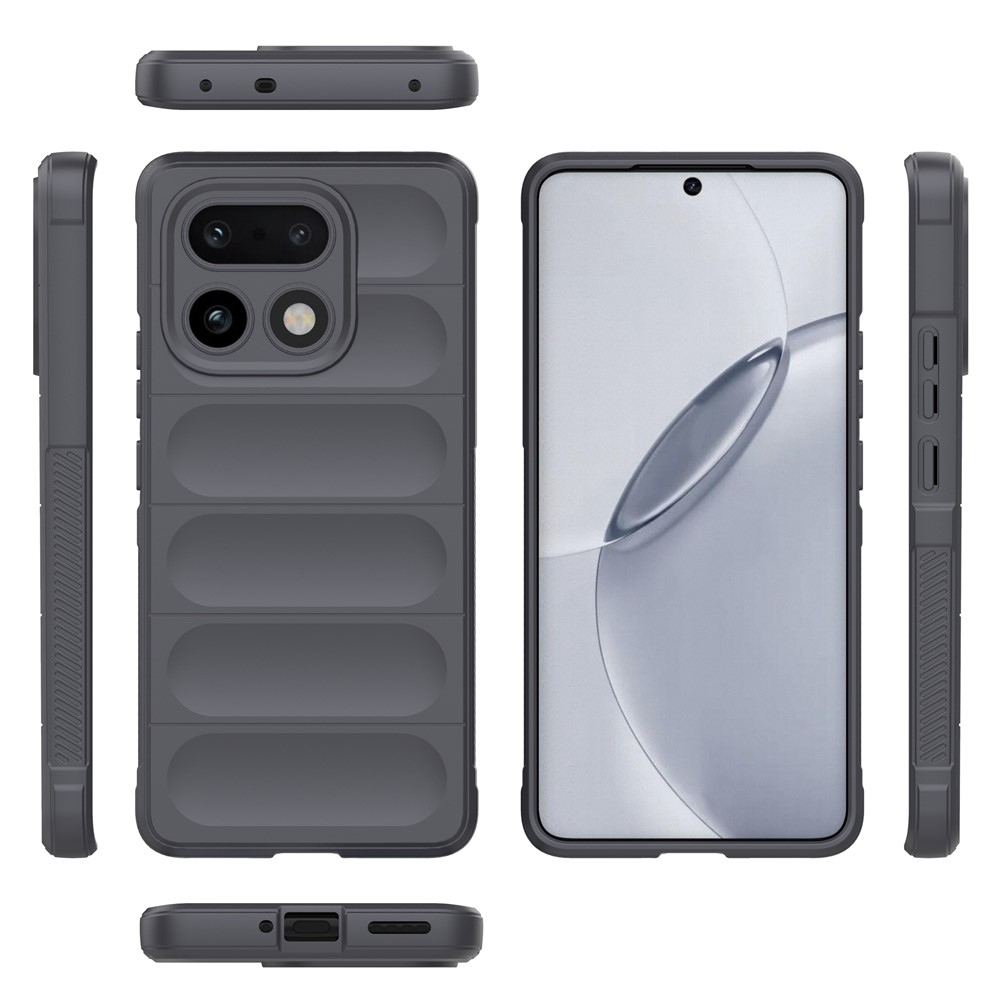 Rugg odolný gelový obal na Realme 16 Pro+ 5G - tmavěšedý