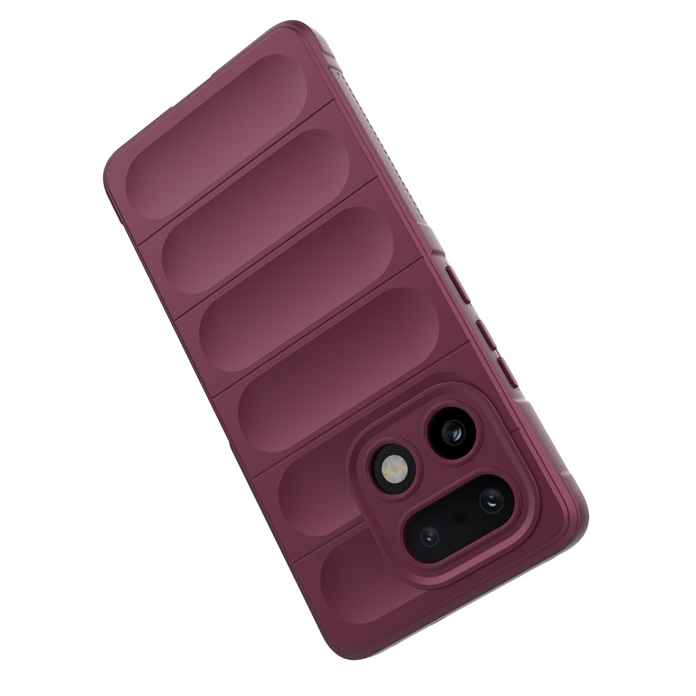 Rugg odolný gelový obal na Realme 16 Pro+ 5G - vínový