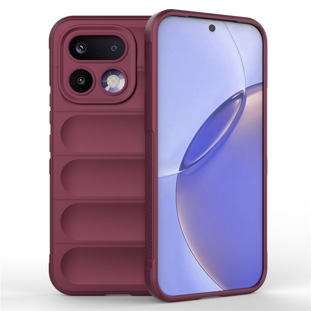 Rugg odolný gelový obal na Realme 16 Pro 5G - vínový