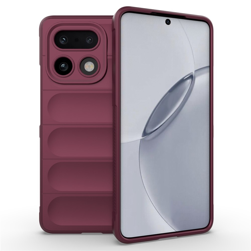 Rugg odolný gelový obal na Realme 16 Pro+ 5G - vínový