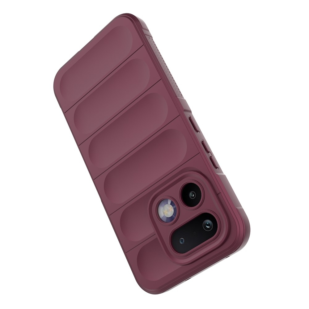 Rugg odolný gelový obal na Realme 16 Pro 5G - vínový