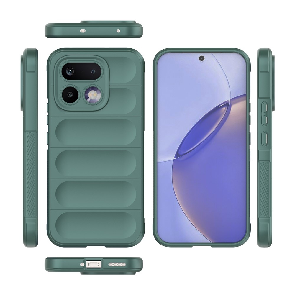 Rugg odolný gelový obal na Realme 16 Pro 5G - zelený