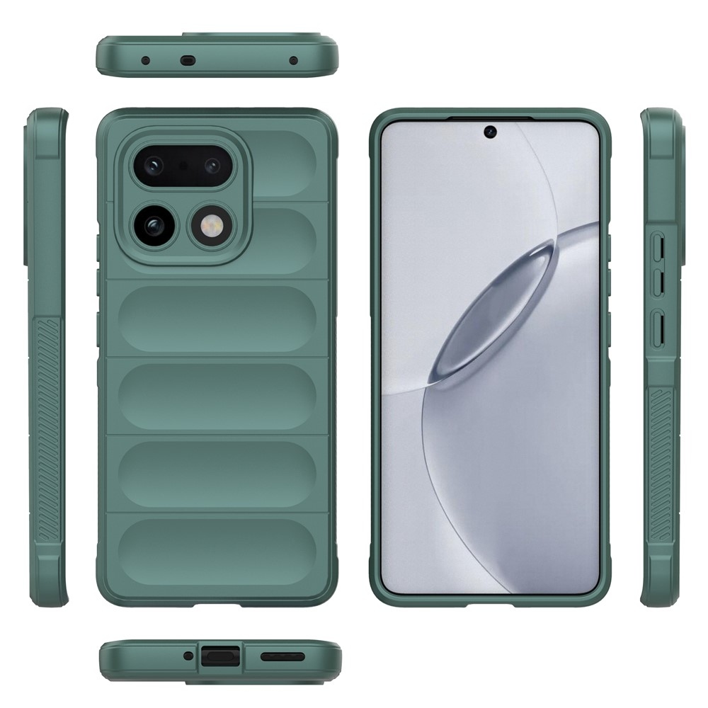 Rugg odolný gelový obal na Realme 16 Pro+ 5G - zelený