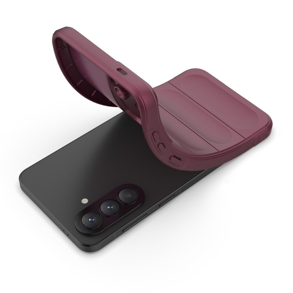 Rugg odolný gelový obal na Samsung Galaxy A57 5G - vínový