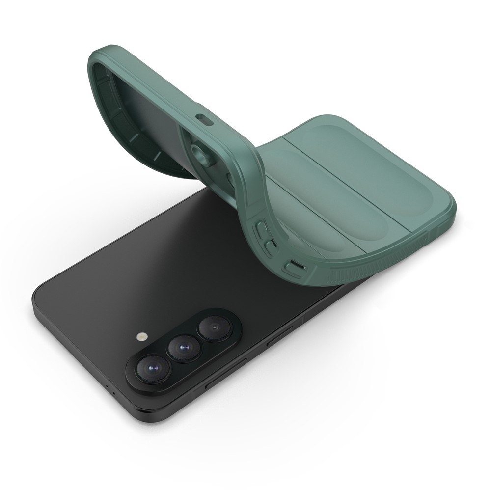 Rugg odolný gelový obal na Samsung Galaxy A57 5G - zelený