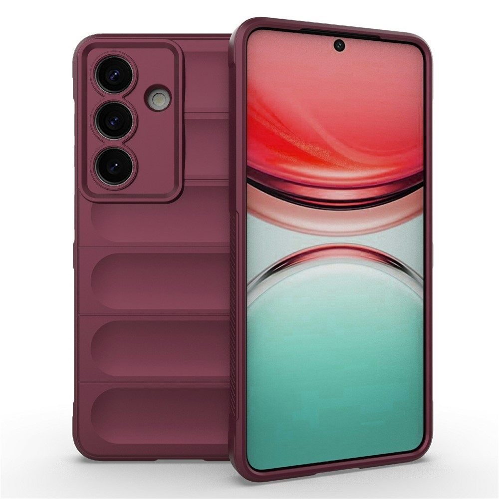 Rugg odolný gelový obal na Samsung Galaxy S26/S26 Pro - vínový