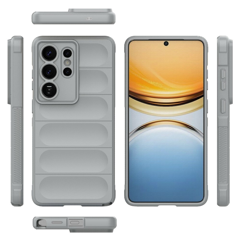 Rugg odolný gelový obal na Samsung Galaxy S26 Ultra - světlešedý