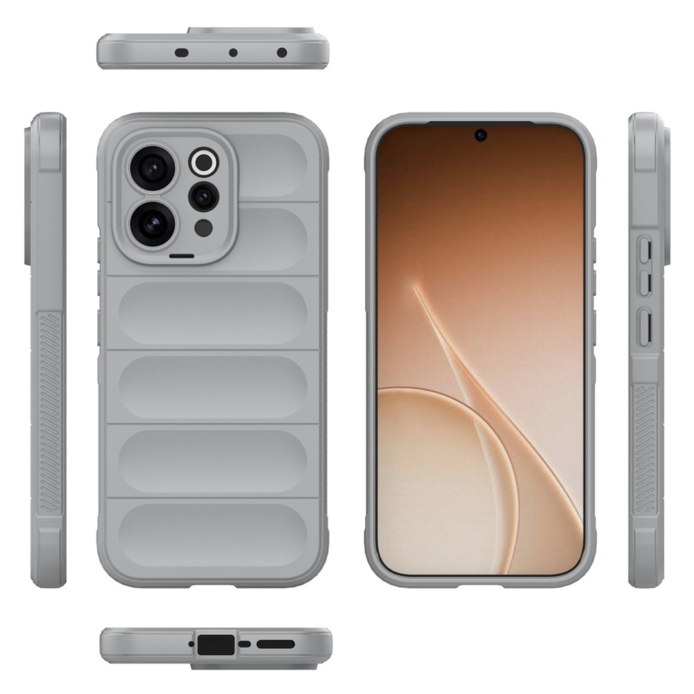 Rugg odolný gelový obal na Vivo V70 5G - světlešedý