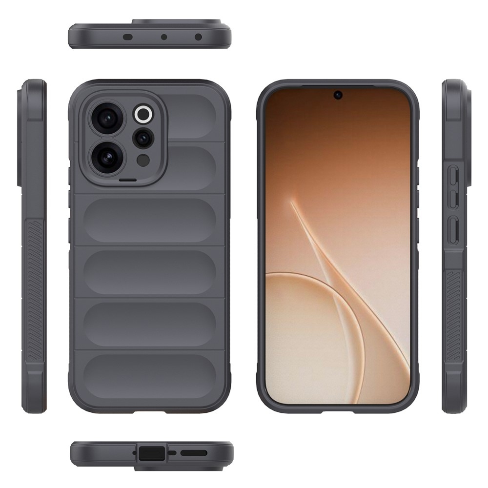 Rugg odolný gelový obal na Vivo V70 5G - tmavěšedý