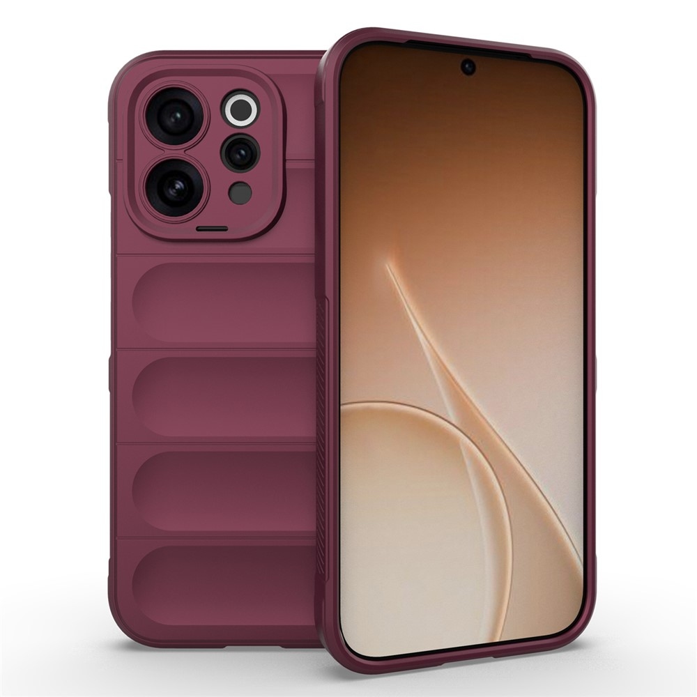 Rugg odolný gelový obal na Vivo V70 5G - vínový