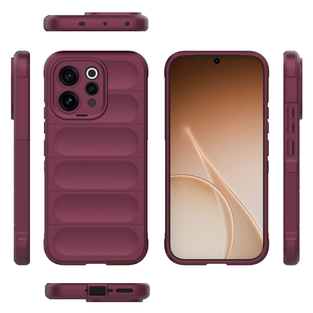 Rugg odolný gelový obal na Vivo V70 5G - vínový