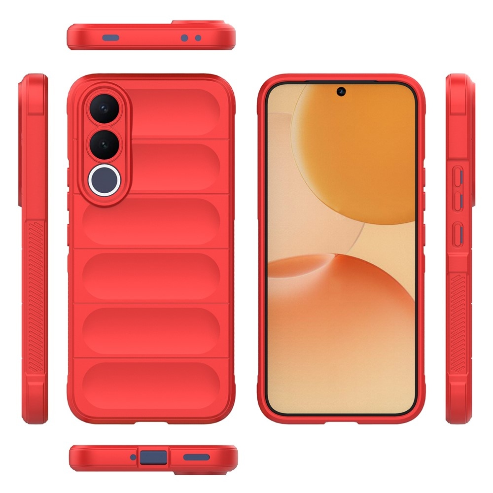 Rugg odolný gelový obal na Vivo V70 FE 5G - červený