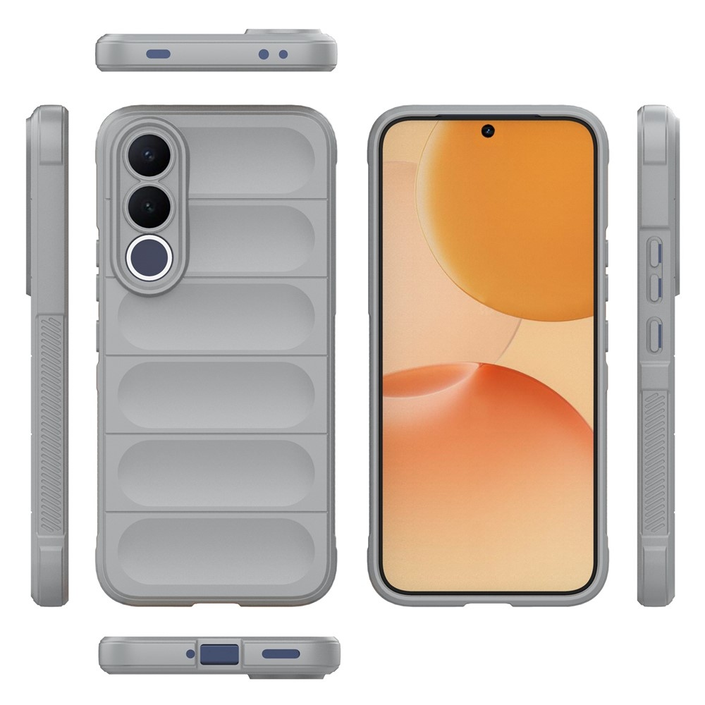 Rugg odolný gelový obal na Vivo V70 FE 5G - světlešedý