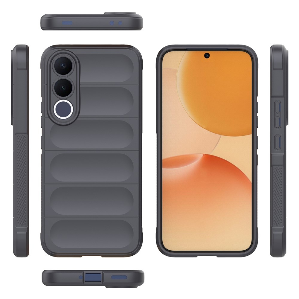 Rugg odolný gelový obal na Vivo V70 FE 5G - tmavěšedý