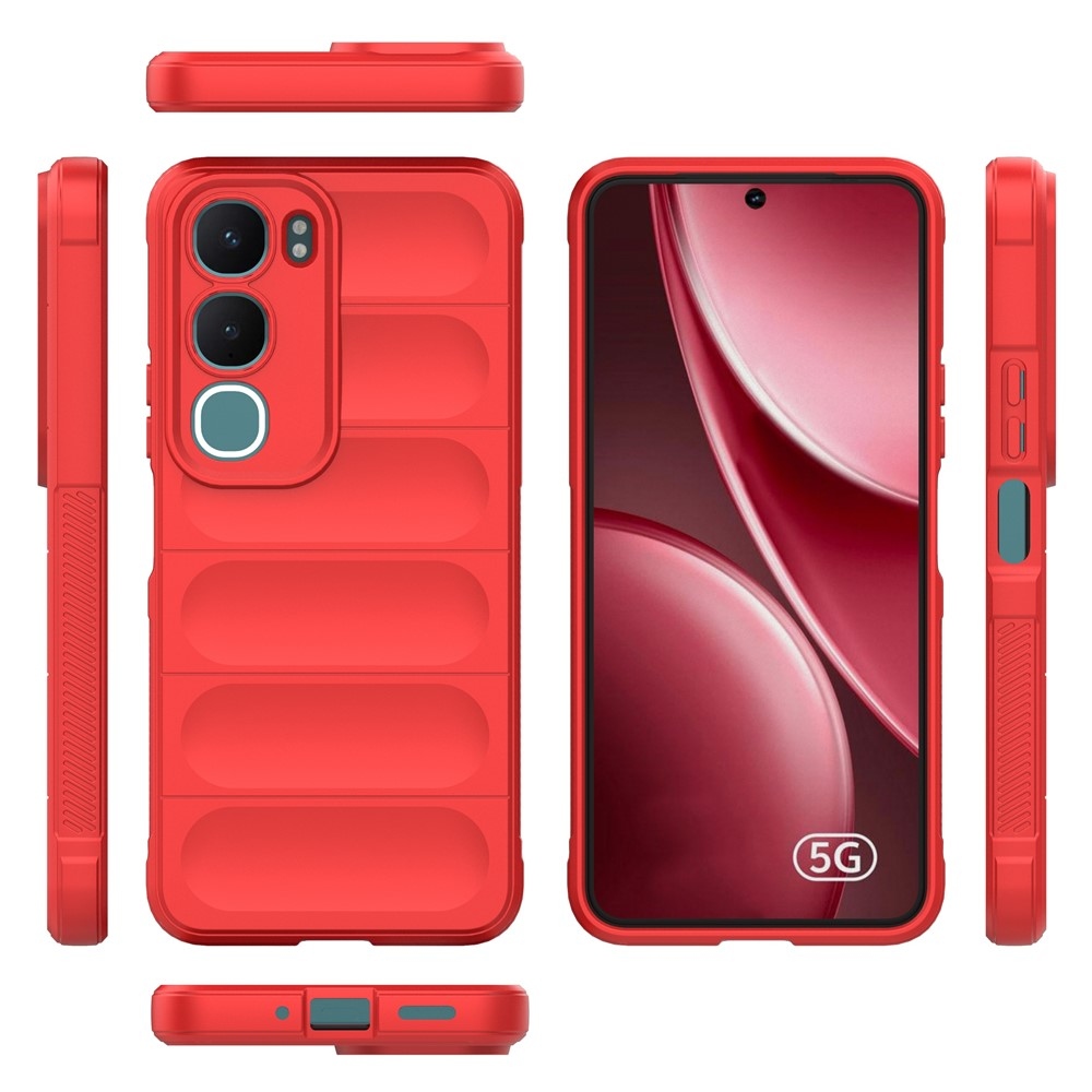 Rugg odolný gelový obal na Vivo Y21d/Vivo Y31 5G - červený