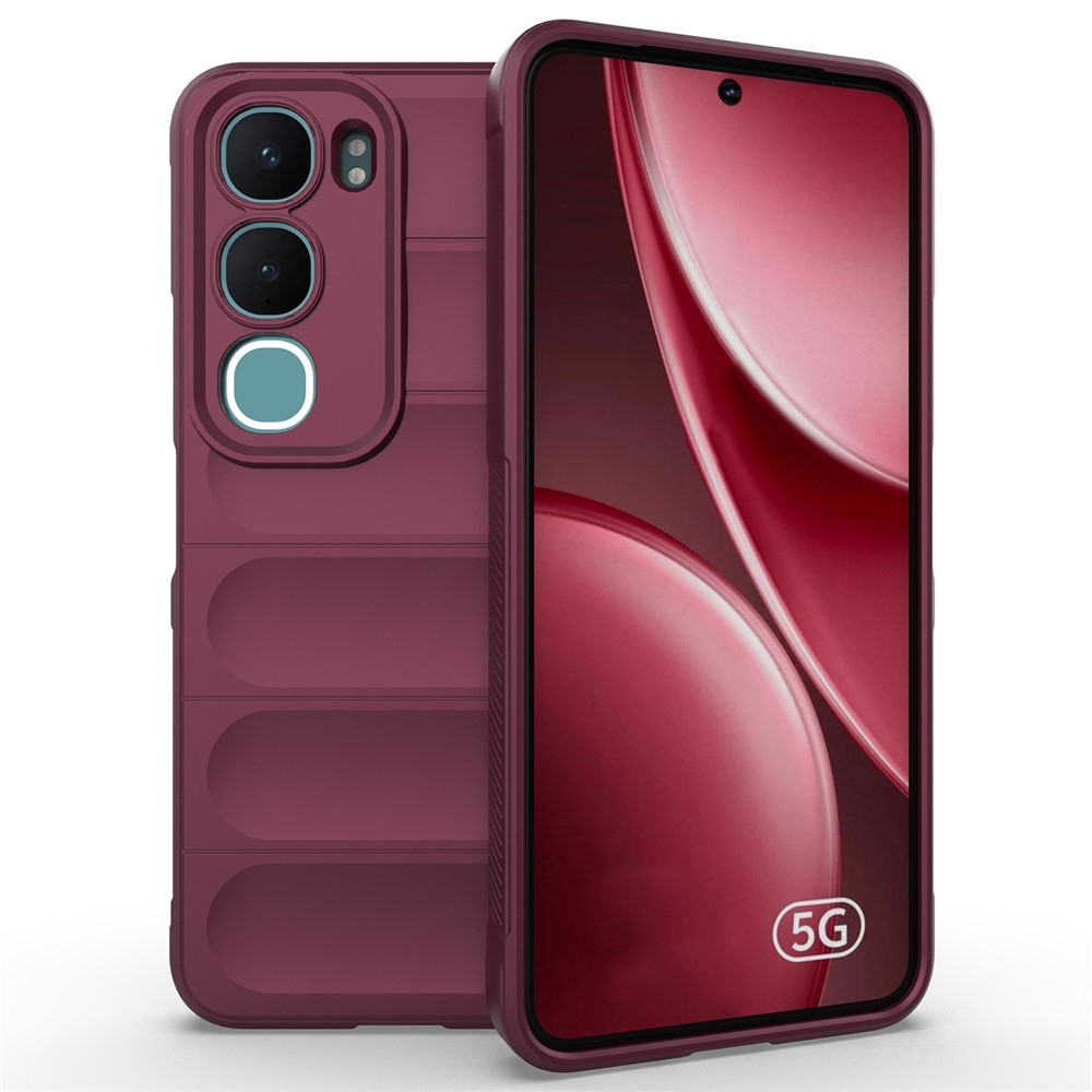 Rugg odolný gelový obal na Vivo Y21d/Vivo Y31 5G - vínový