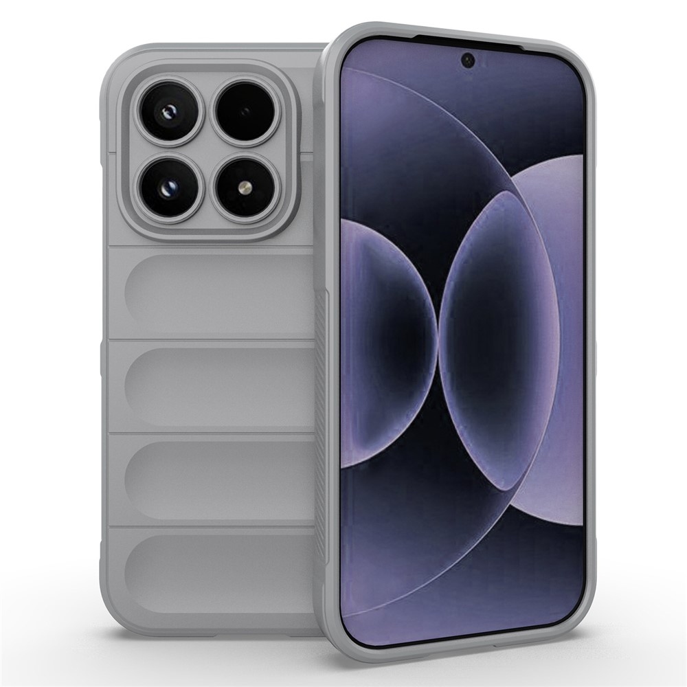 Rugg odolný gelový obal na Xiaomi 17 - světlešedý