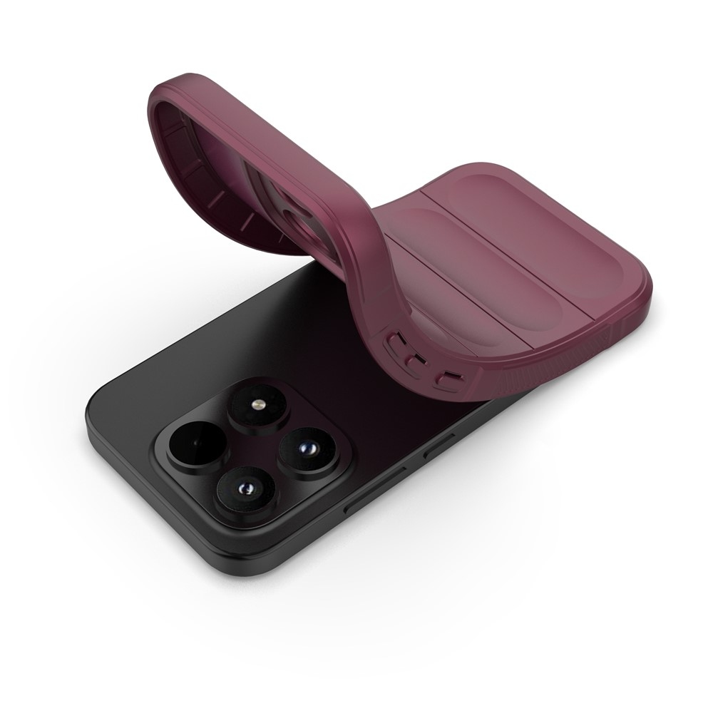 Rugg odolný gelový obal na Xiaomi 17 - vínový