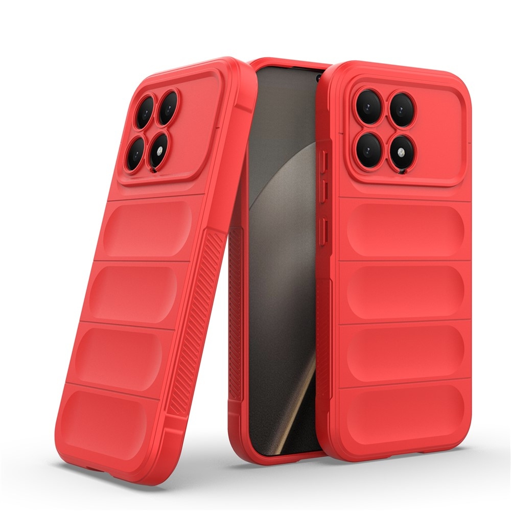 Rugg odolný gelový obal na Xiaomi Poco F8 Pro 5G - červený