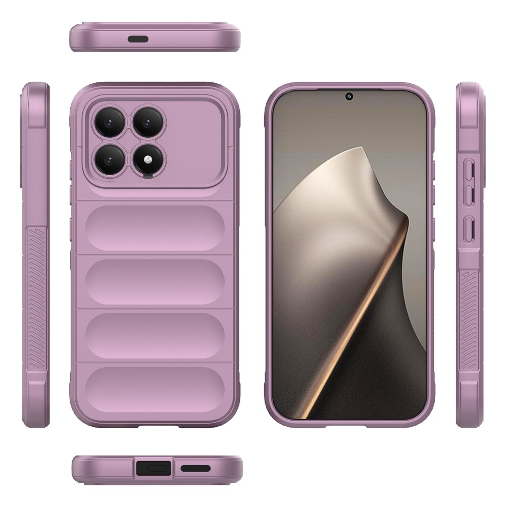 Rugg odolný gelový obal na Xiaomi Poco F8 Pro 5G - světlefialový