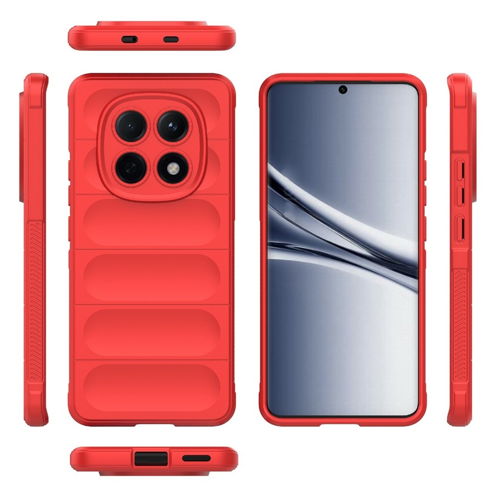 Rugg odolný gelový obal na Xiaomi Poco M8 5G/Redmi Note 15 5G - červený